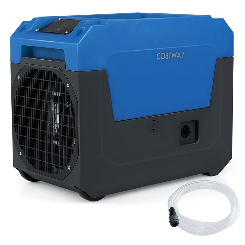 140 Pints Commercial Dehumidifier, 4500 Sq.Ft Portable Industrial Dehumidifier with Pump & Drain Hose for Basements, Warehouse, Job Sites