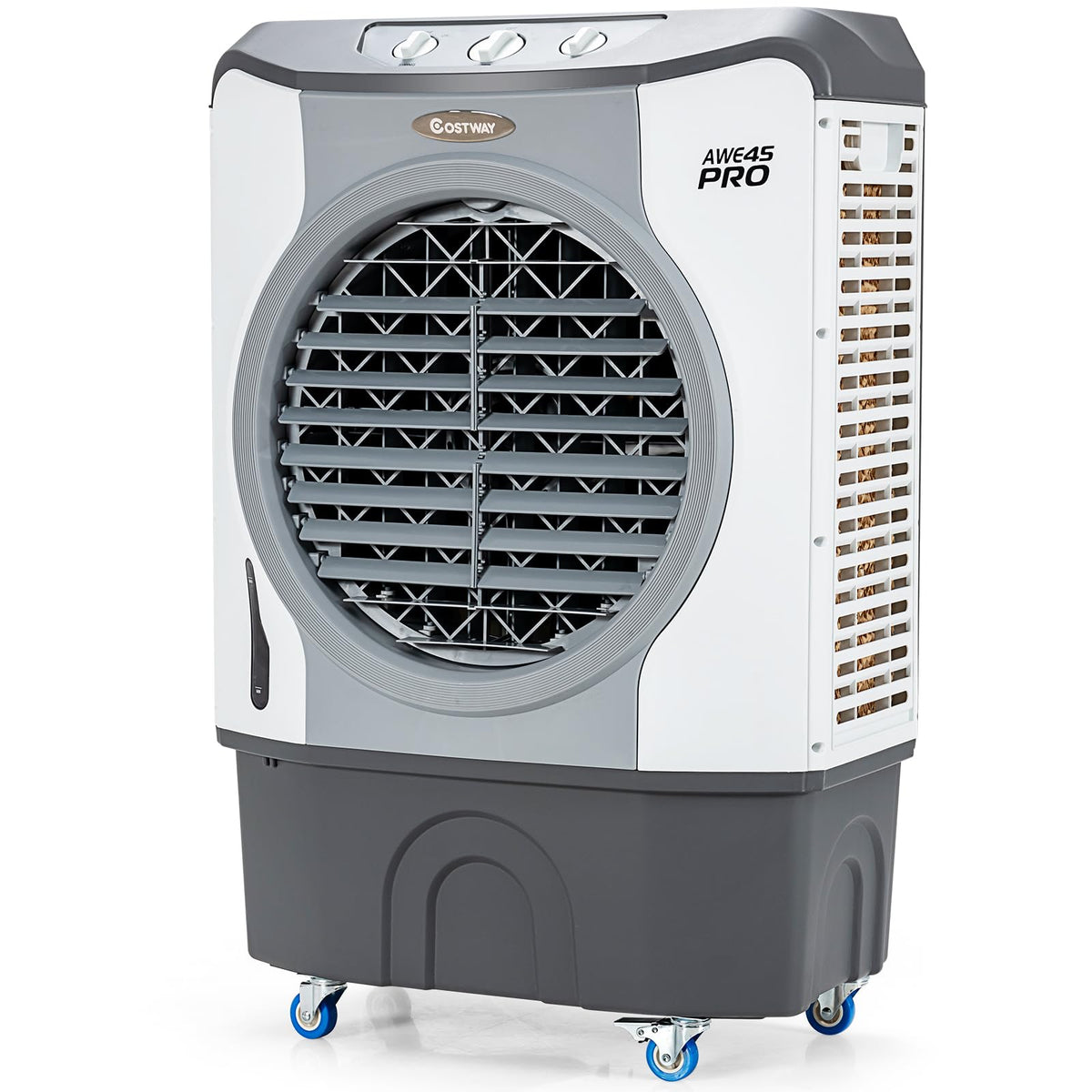 3450 CFM Portable Industrial Evaporative Cooler 4-in-1 Air Cooling Fan Humidifier Purifer with 45L Water Tank