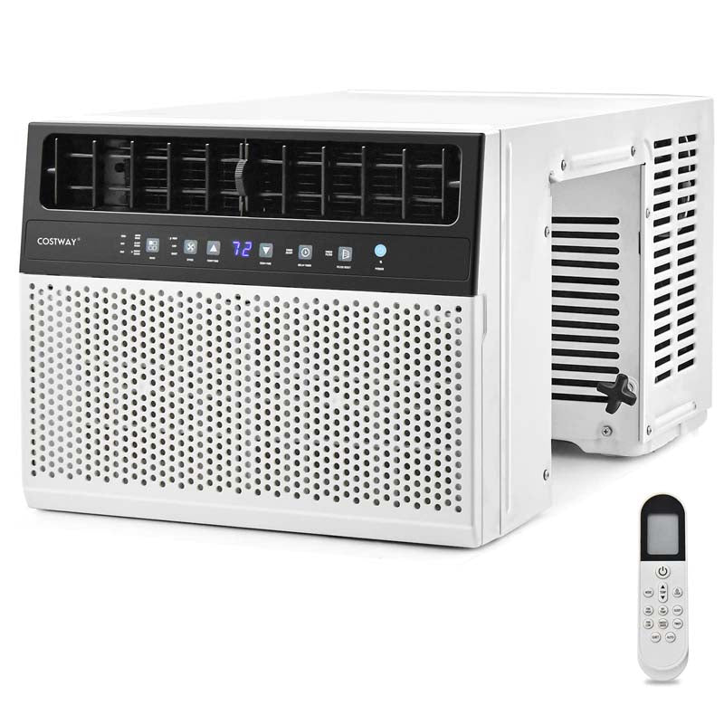 10000 BTU Ultra Quiet Window Air Conditioner U-Shaped Window AC Units Over the Sill AC Units with Energy Saver Modes