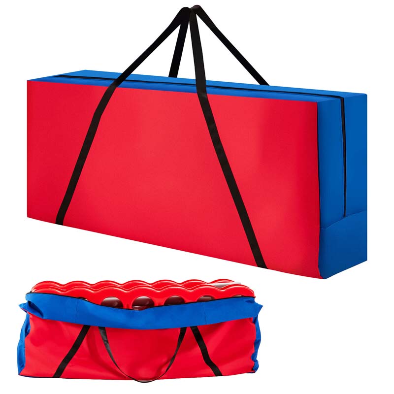 Giant 4-In-A-Row Jumbo 4-to-Score Giant Game Set with 42 Jumbo Rings & Quick-Release Slider