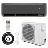 12,000 BTU Mini Split Air Conditioner and Heater, 21 SEER2 208-230V Inverter Split AC Unit with Heat Pump