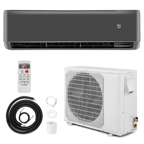 12,000 BTU Mini Split Air Conditioner and Heater, 21 SEER2 208-230V Inverter Split AC Unit with Heat Pump