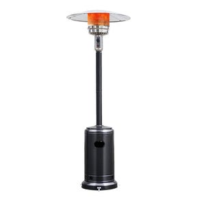 50,000 BTU Propane Patio Heater, Standing Stainless Steel Outdoor Heater with Wheels, Triple Protection, CSA Certified for Deck & Commercial