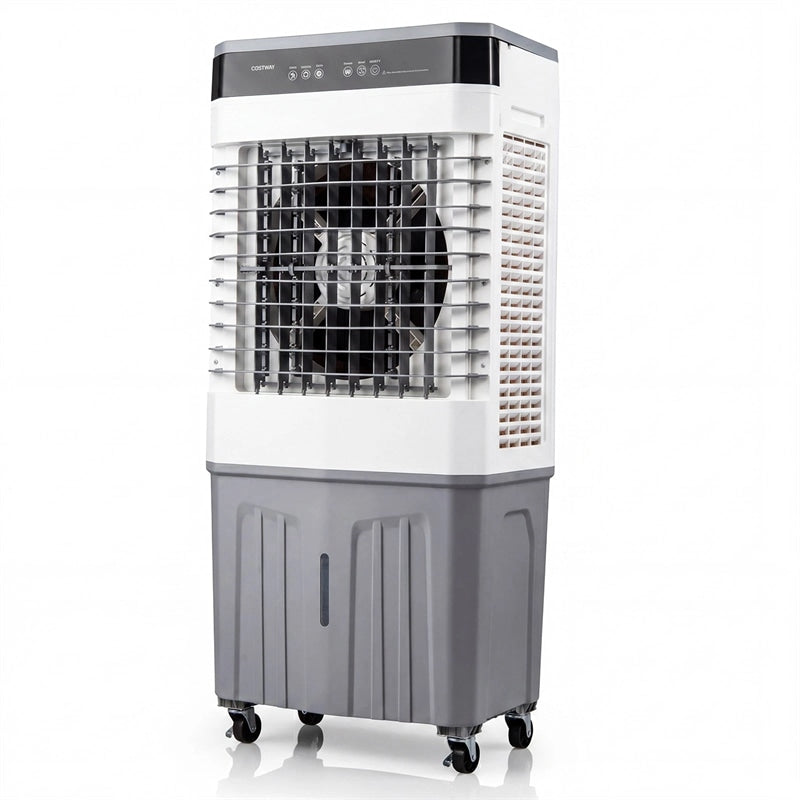 2100 CFM Swamp Cooler, 3-in-1 Evaporative Air Cooler with 7.2 Gal Water Tank, Remote, 12H Timer & 4 Ice Packs, Portable Cooling Fan for Indoor Outdoor
