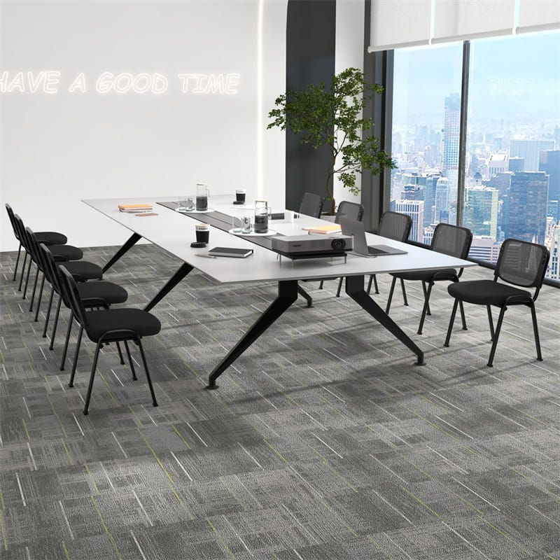 5/10/15 Pack Stackable Office Guest Chairs with Mesh Back & Padded Seat, 330lbs Capacity Conference Room Chairs for Waiting Room Reception