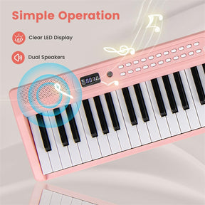 88-Key Folding Electric Piano Keyboard, Full-Size Semi-Weighted Digital Piano w/ Wireless MIDI & Dual Speakers, Portable Keyboard for Beginners