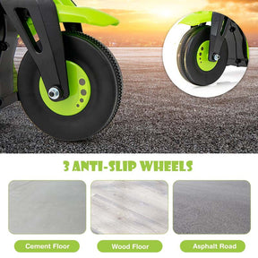 6V Kids Electric Ride On Motorcycle with Automatic Bubble Function, Headlight & Music, 3-Wheel Motorcycle Ride On Toy Car for Children Ages 3+