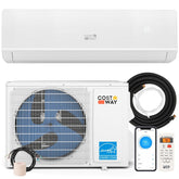 24000 BTU 25 SEER2 WiFi Ductless Mini Split Air Conditioner & Heater, Energy Star Certified 2 Ton 208-230V Inverter Heat Pump for 1500 Sq.Ft Rooms