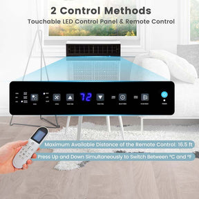 10000 BTU Ultra Quiet Window Air Conditioner U-Shaped Window AC Units Over the Sill AC Units with Energy Saver Modes