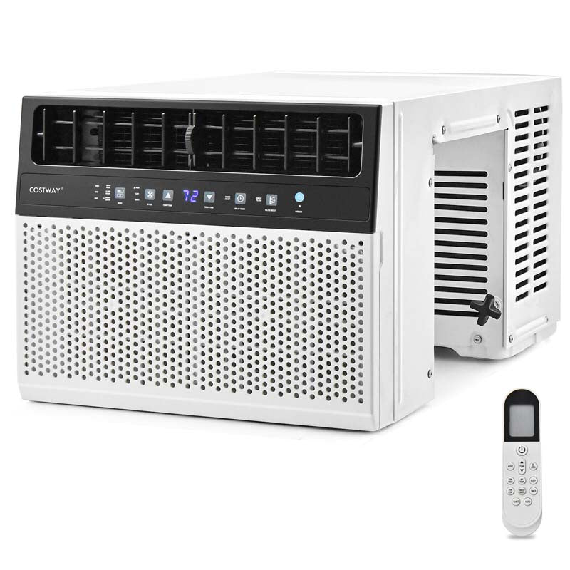 12000 BTU U-Shaped Window Air Conditioner, Ultra Quiet Over the Sill AC Unit with Energy Saver Modes & Handy Remote, Cools up to 400 Sq.Ft