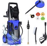 3000PSI Electric Pressure Washer, 2000W 2.0 GPM Portable Electric Power Washer with 5 Nozzles