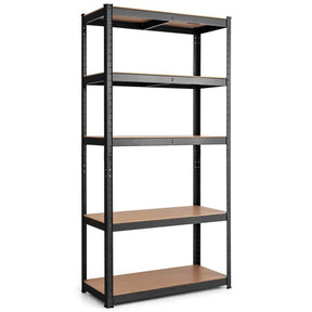 Black 36" x 16'' x 72" 5-Tier Storage Shelving Unit, 2000 lbs Capacity Heavy Duty Metal Utility Shelves, Adjustable Storage Racks