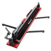 48" Manual Tile Cutter, Professional Ceramic Porcelain Floor Tile Cutting Machine with Tungsten Carbide Wheel, Removable Scale & Adjustable Brackets
