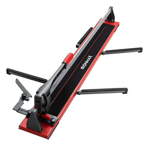 48" Manual Tile Cutter, Professional Ceramic Porcelain Floor Tile Cutting Machine with Tungsten Carbide Wheel, Removable Scale & Adjustable Brackets