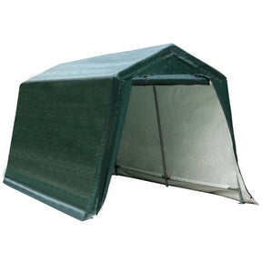 8 x 14 FT Heavy Duty Steel Enclosed Carport Car Canopy Tent Outdoor Garage Storage Shelter Shed with Waterproof Ripstop Cover
