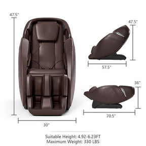 SL Track Zero Gravity Massage Chair Full Body Massage Recliner with Negative Ion Generators