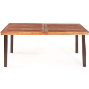 3 Pcs Rustic Acacia Wood Patio Dining Table Set with 2 Benches, Outdoor Picnic Table Bench Set with Umbrella Hole